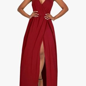 Burgundy Maxi Dress